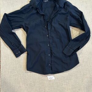 Strauss Boys Dark Blue Button Down Shirt